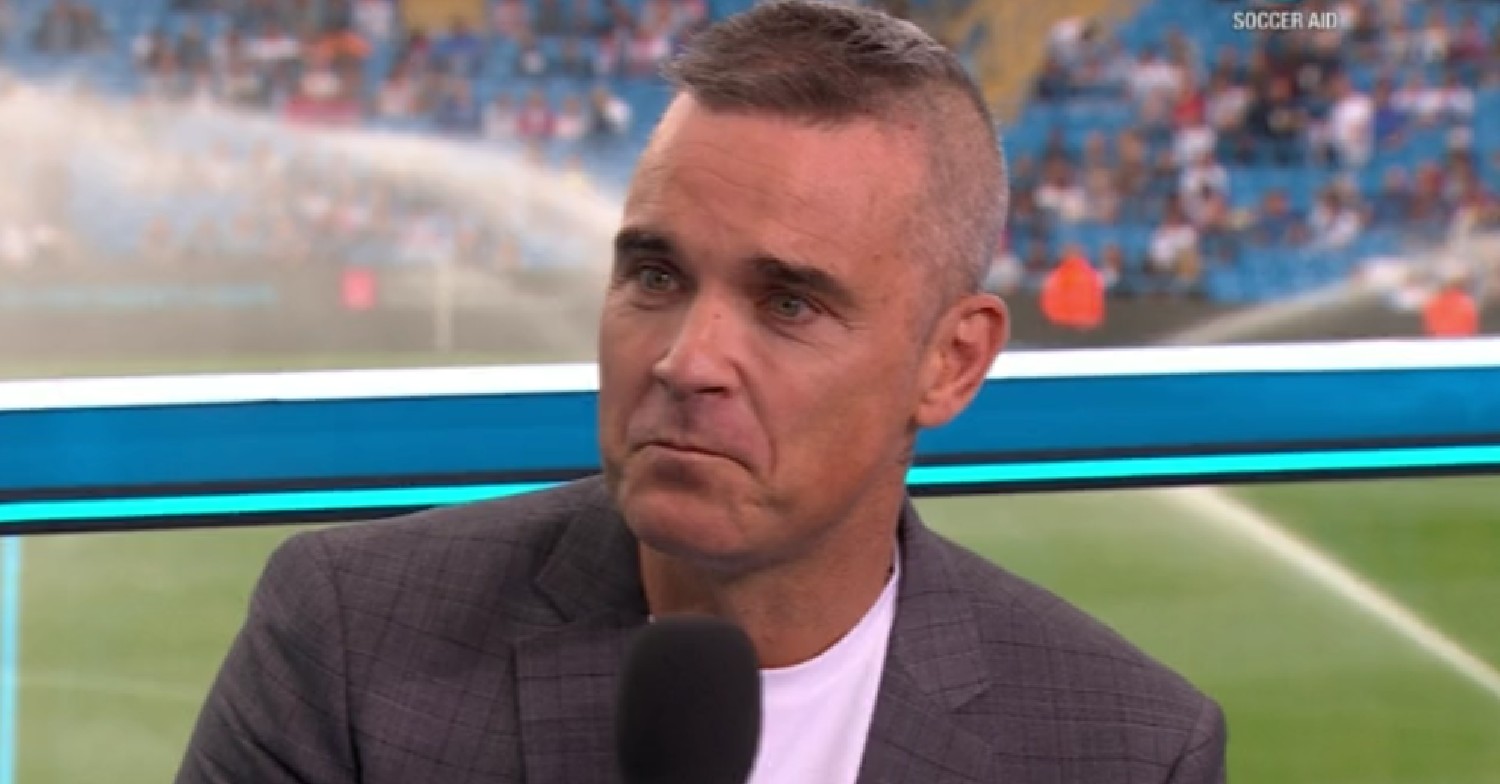 Soccer Aid Robbie William