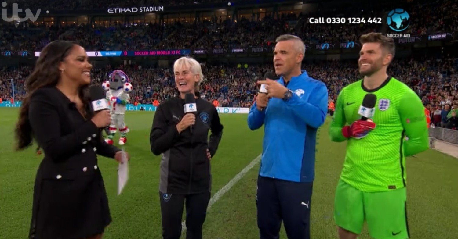 Soccer Aid Robbie William