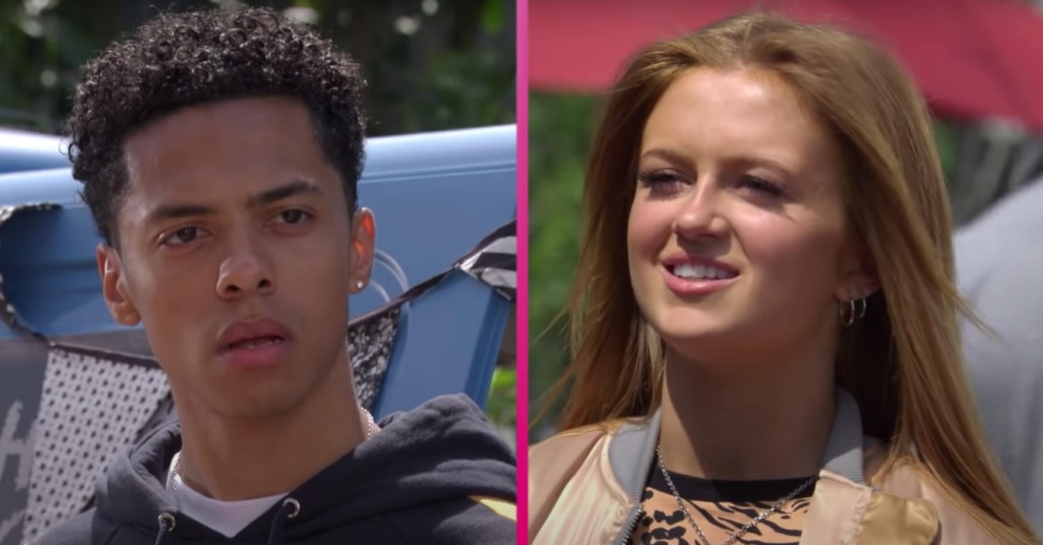 Zack Morris as Keegan and Maisie Smith as Tiffany in EastEnders