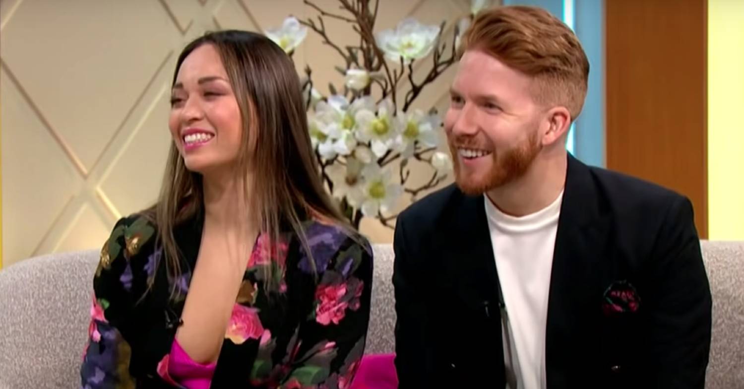 Katya Jones and Neil Jones appear on Lorraine