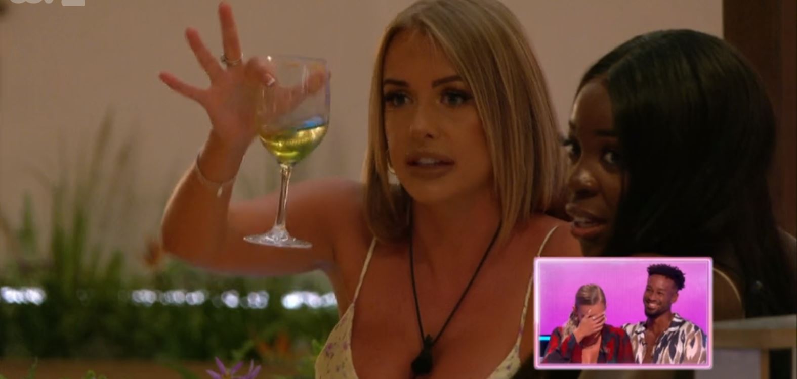 Faye on Love Island reunion 2021
