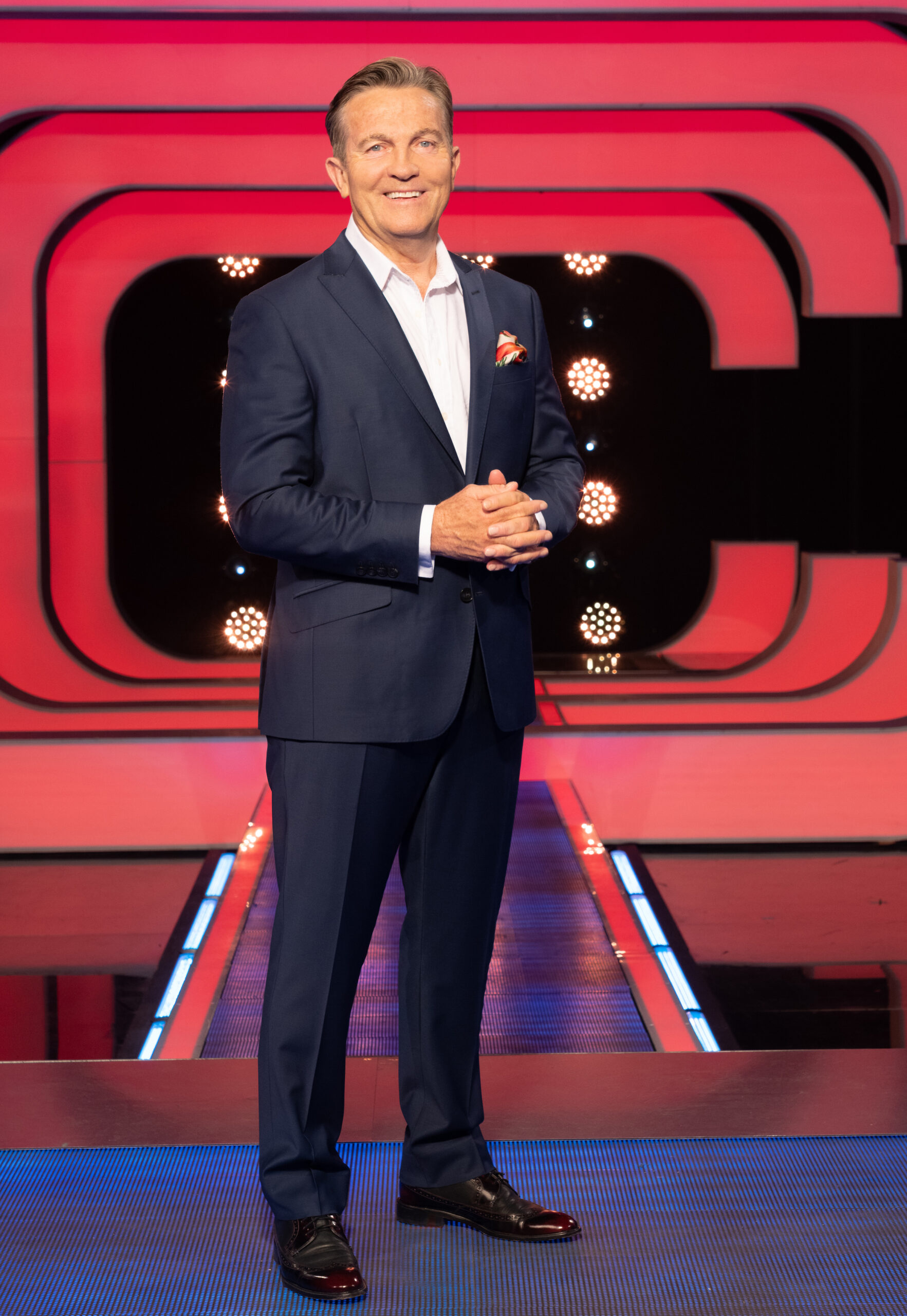 Bradley Walsh in promo shot for Beat the Chasers