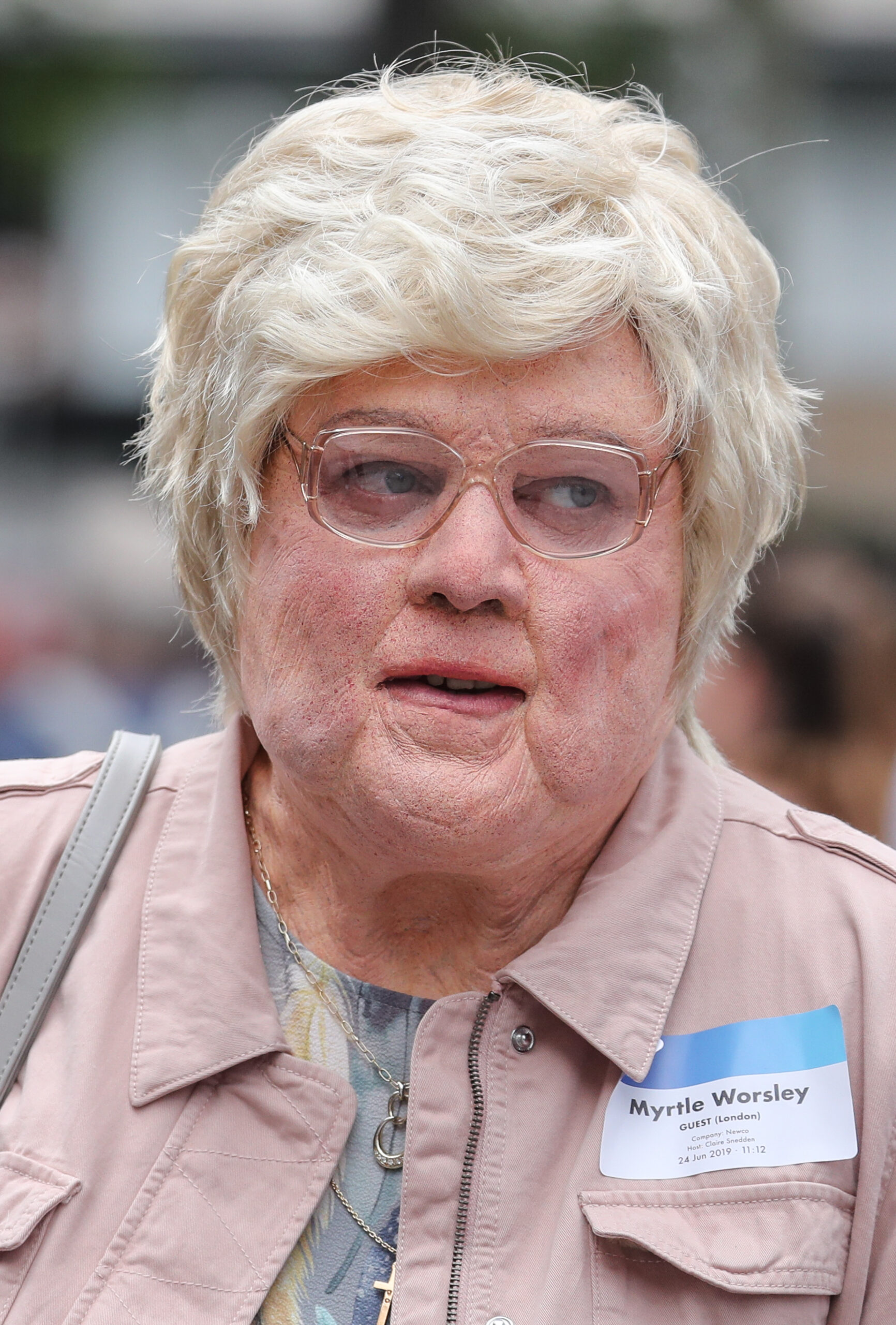 Leigh Francis dressed as Amanda Holden's nan Myrtle