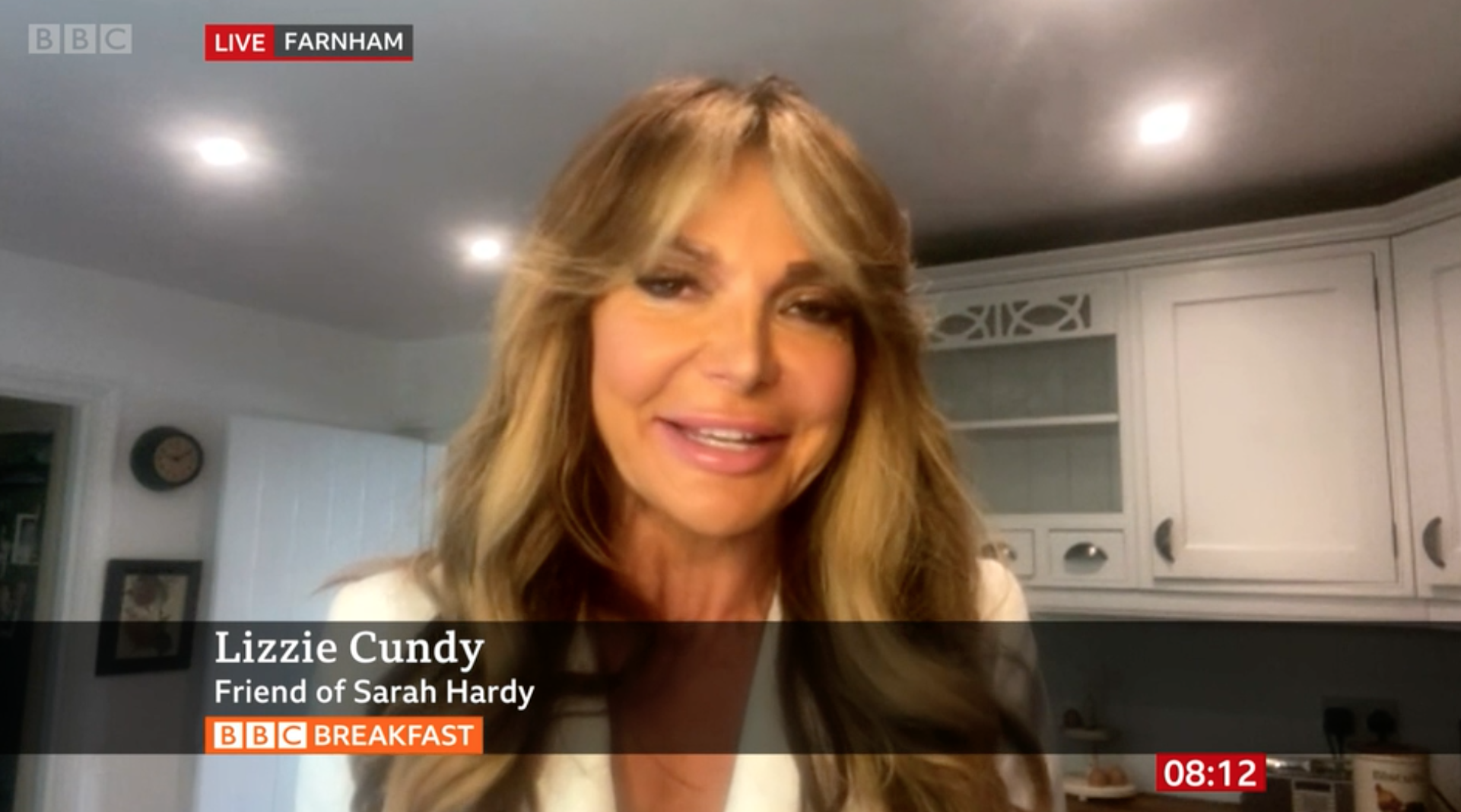 BBC Breakfast was slammed by viewers after getting Sarah Harding's name wrong onscreen