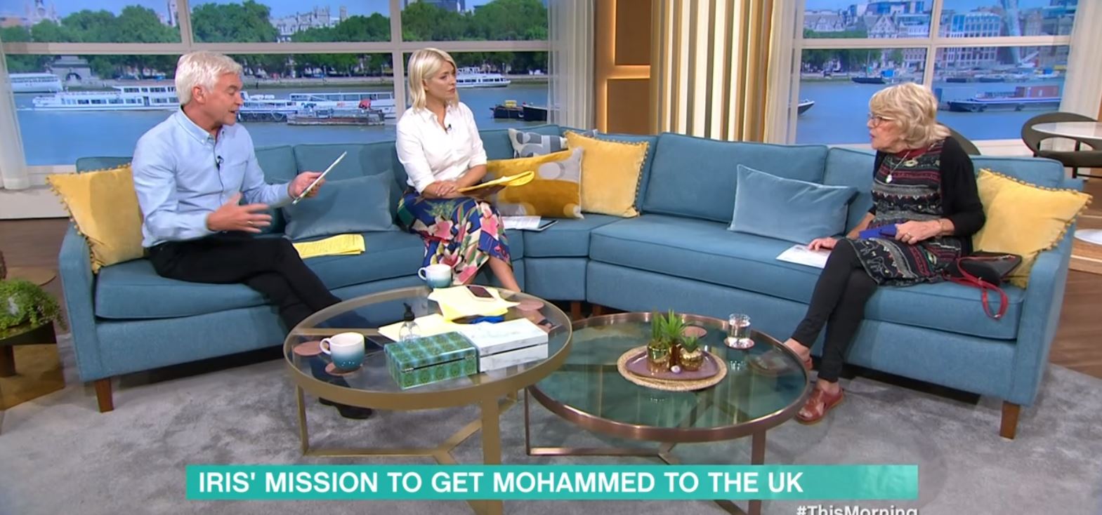 Iris Jones appears on This Morning today