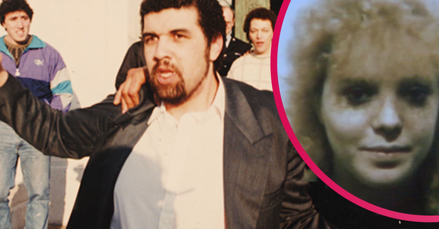 John Actie coming out of court, murdered prostitute Lynette White