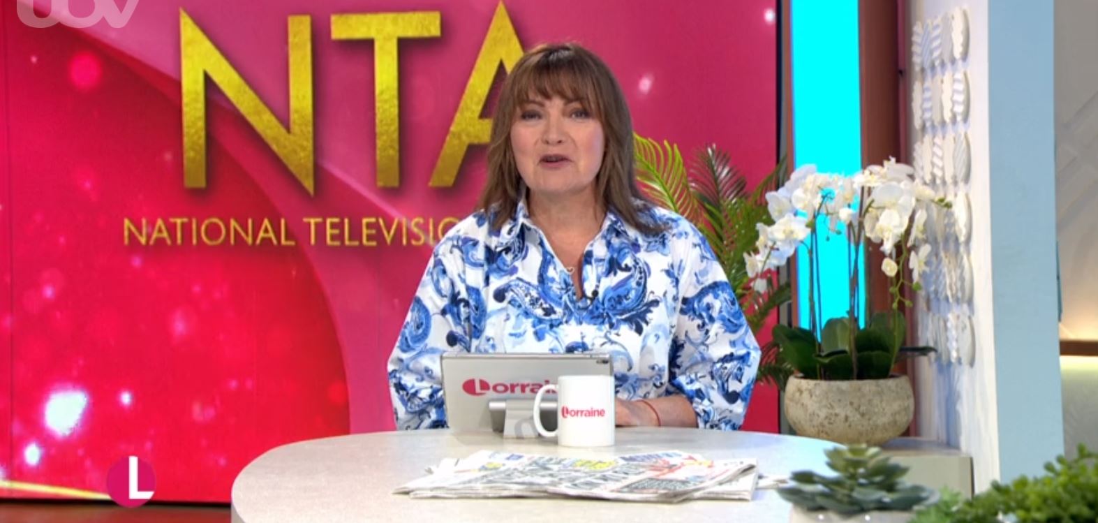 Lorraine Kelly explains reason behind missing NTAs tonight