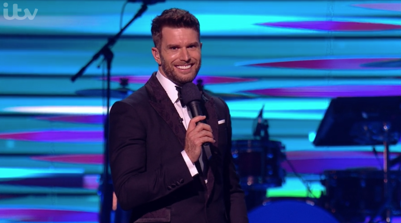 Joel Dommett presenting the National Television Awards