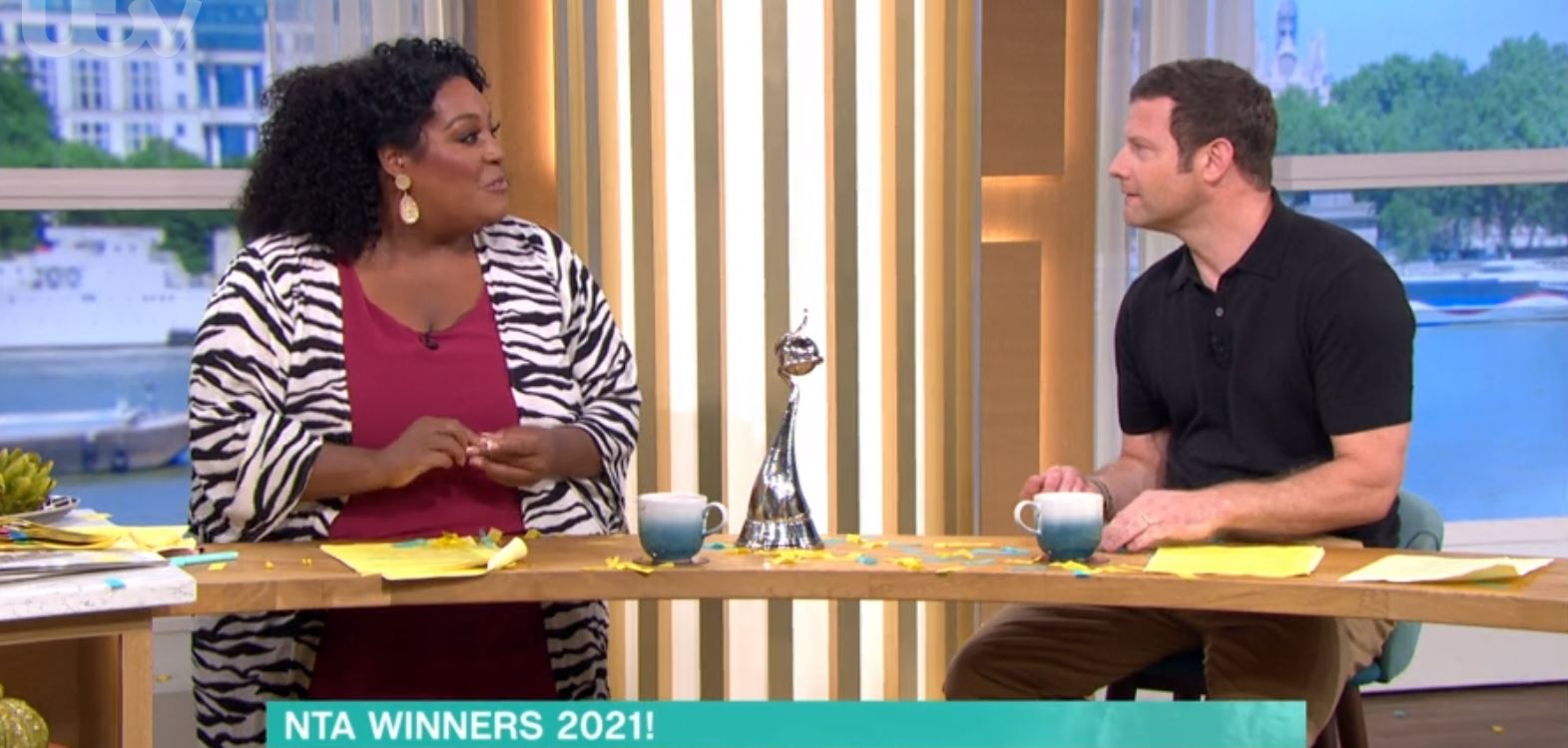 Alison and Dermot host This Morning today