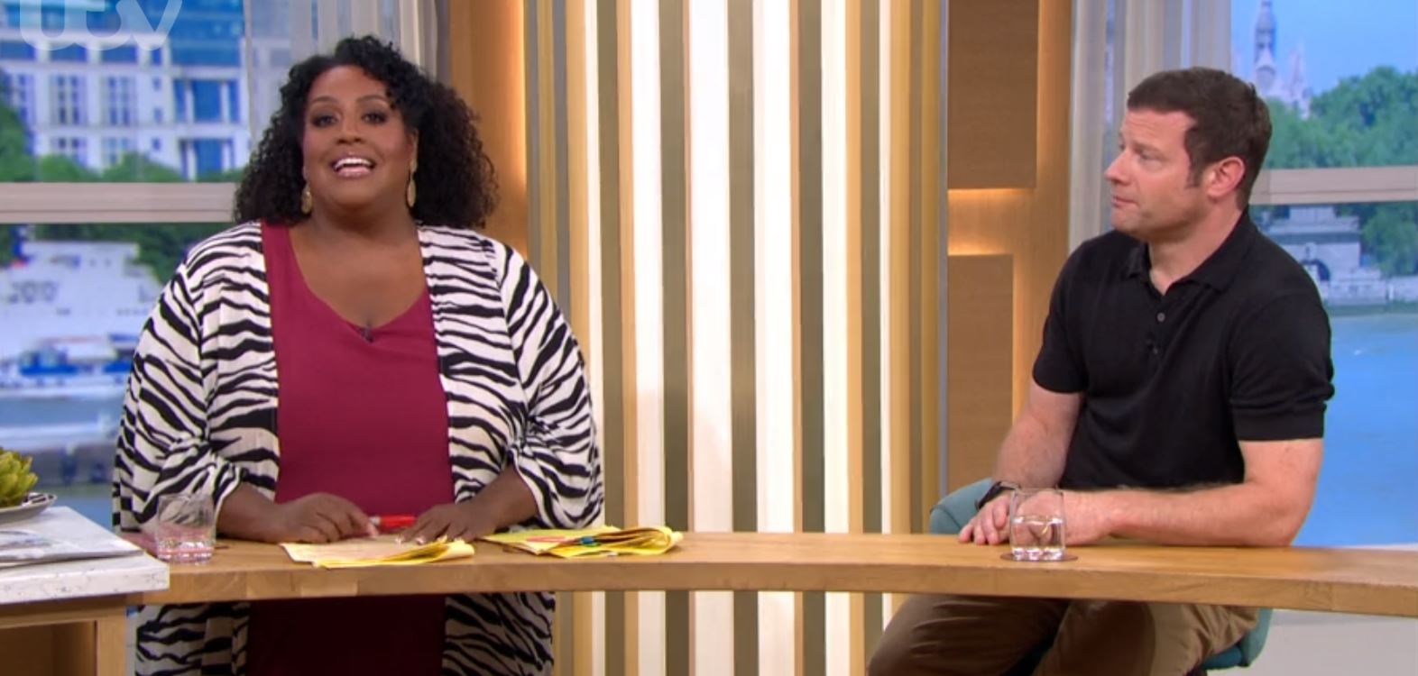 Alison and Dermot on This morning today