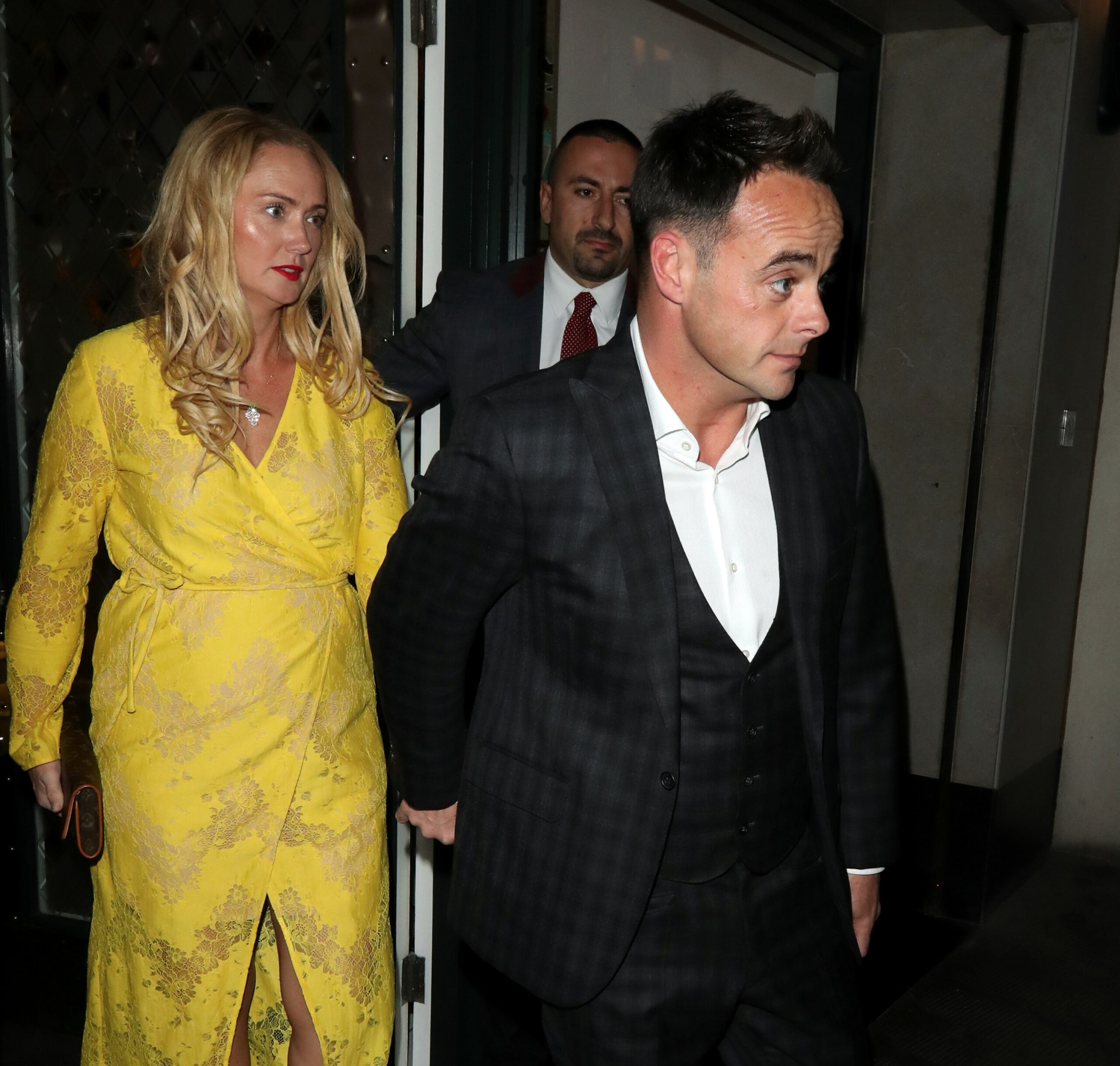 Ant McPartlin wife Anne-Marie out for dinner