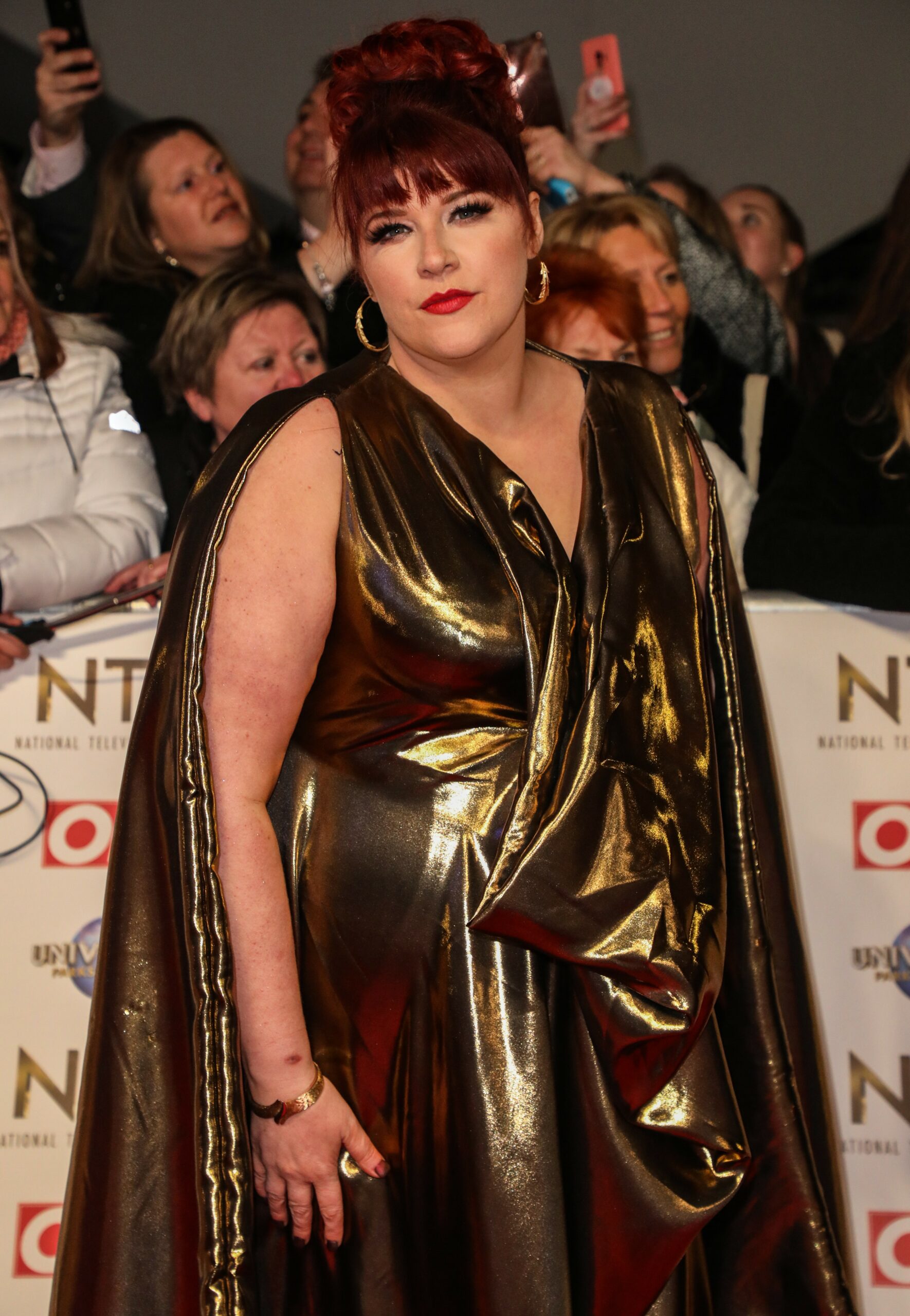 Beat the Chasers star Jenny Ryan poses on red carpet
