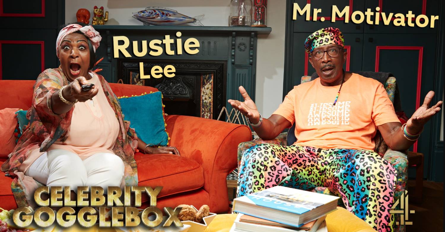 Rustie Lee and Mr Motivator took part in Celebrity Gogglebox  last night