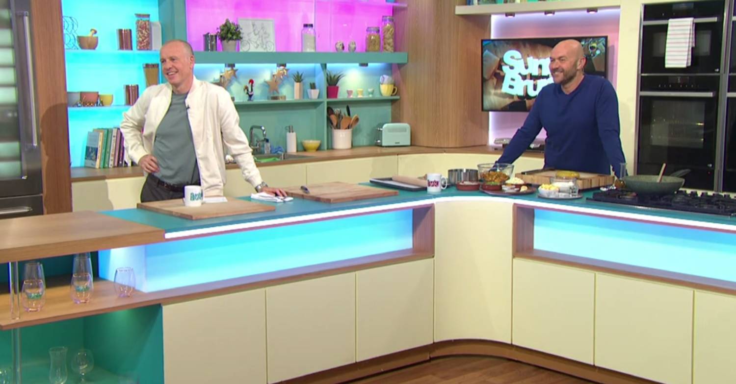 Tim Lovejoy and Simon Rimmer host Sunday Brunch