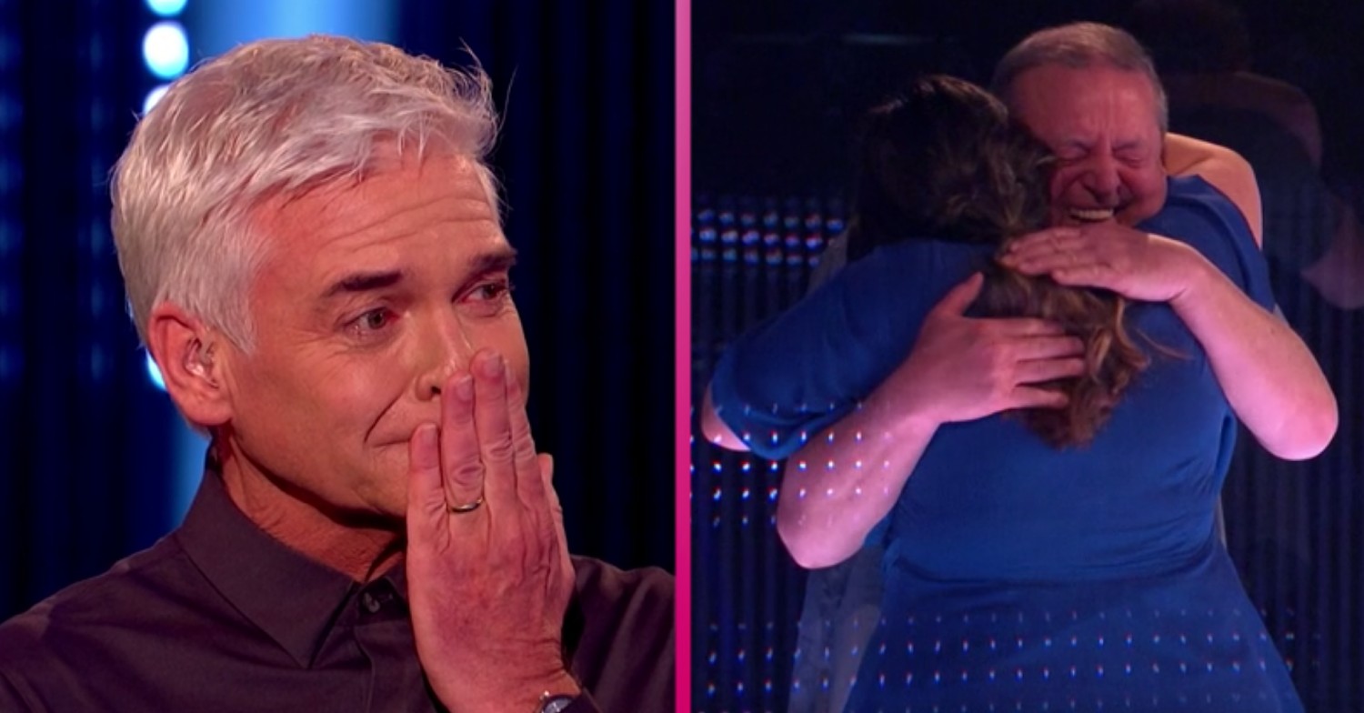 Phillip Schofield was moved to tears on The Cube
