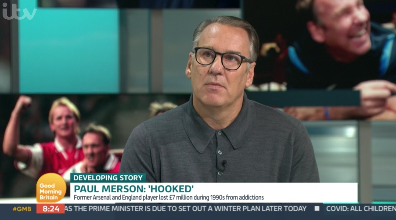 Paul Merson opened up about his gambling addiction on GMB