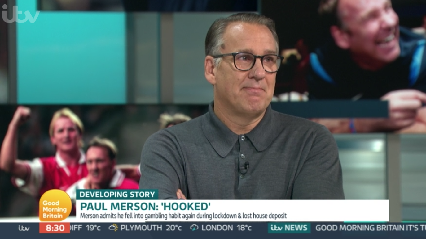 Paul Merson opened up about his gambling addiction on GMB