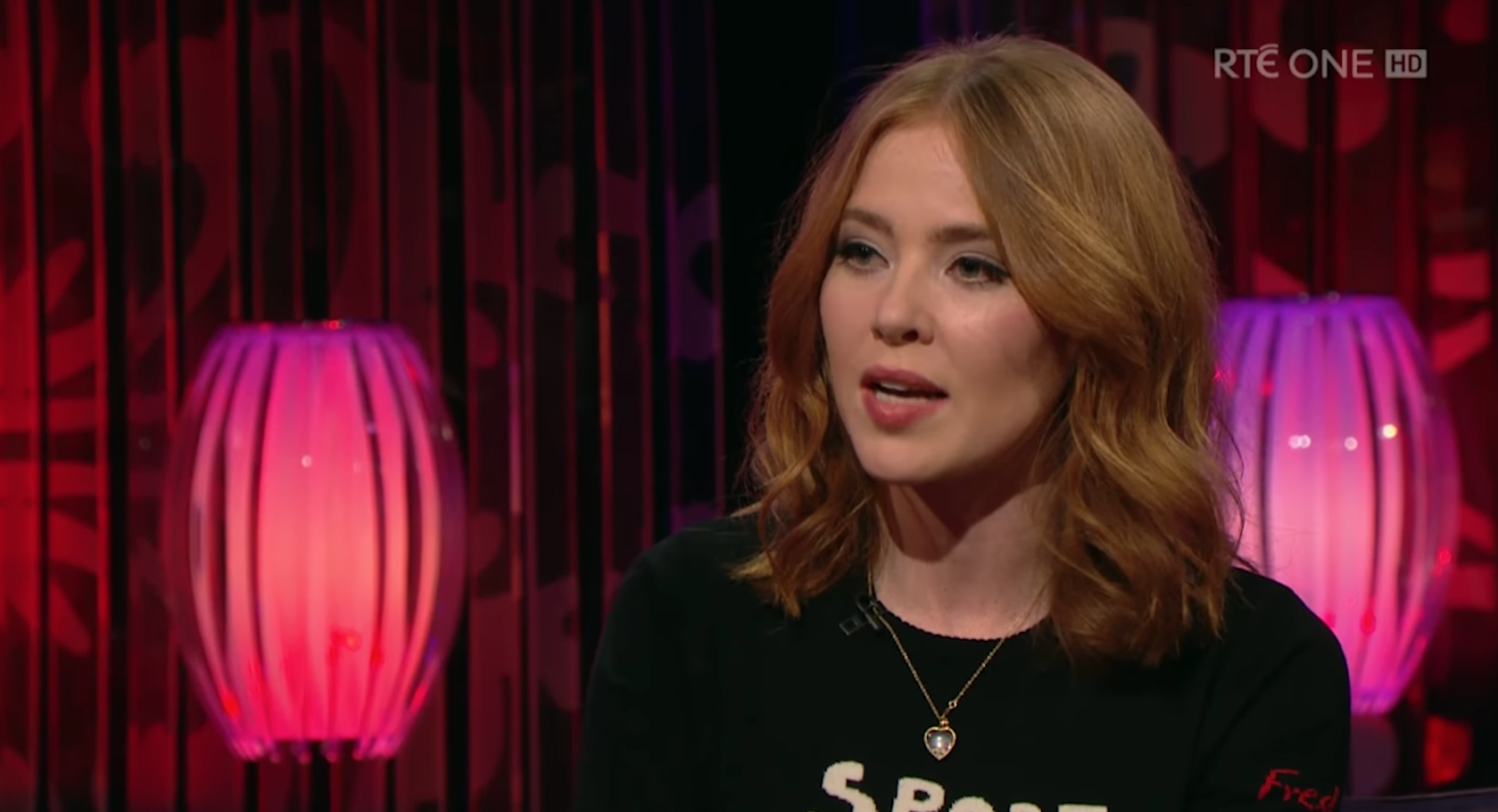 Angela Scanlon was involved in a serious car crash