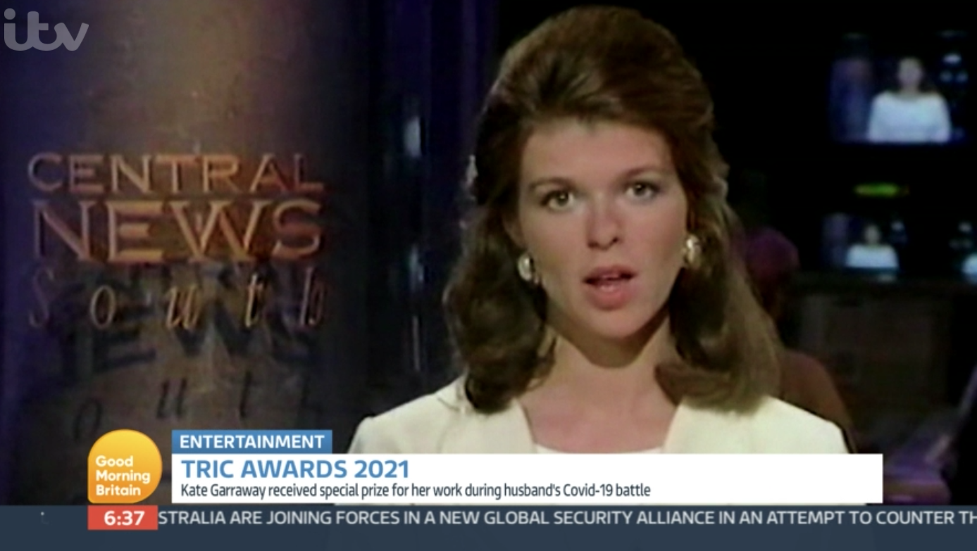 GMB viewers saw a throwback of Kate Garraway and couldn't believe the likeness with daughter Darcey