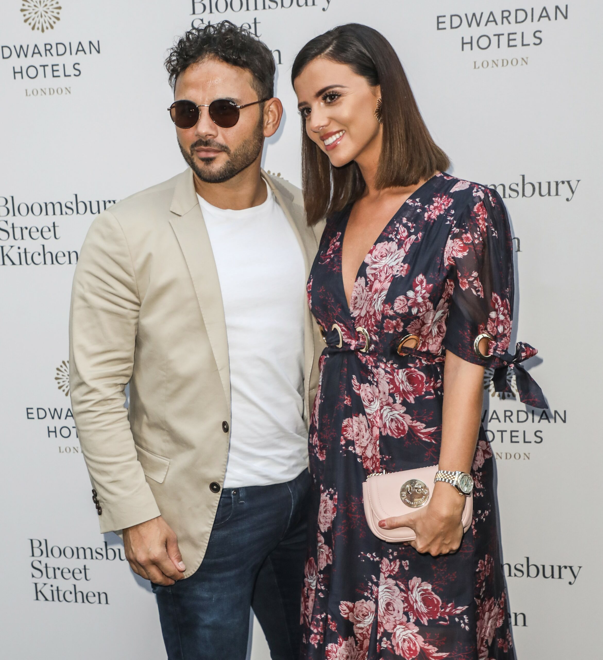 Lucy Mecklenburgh and fiance Ryan Thomas on red carpet