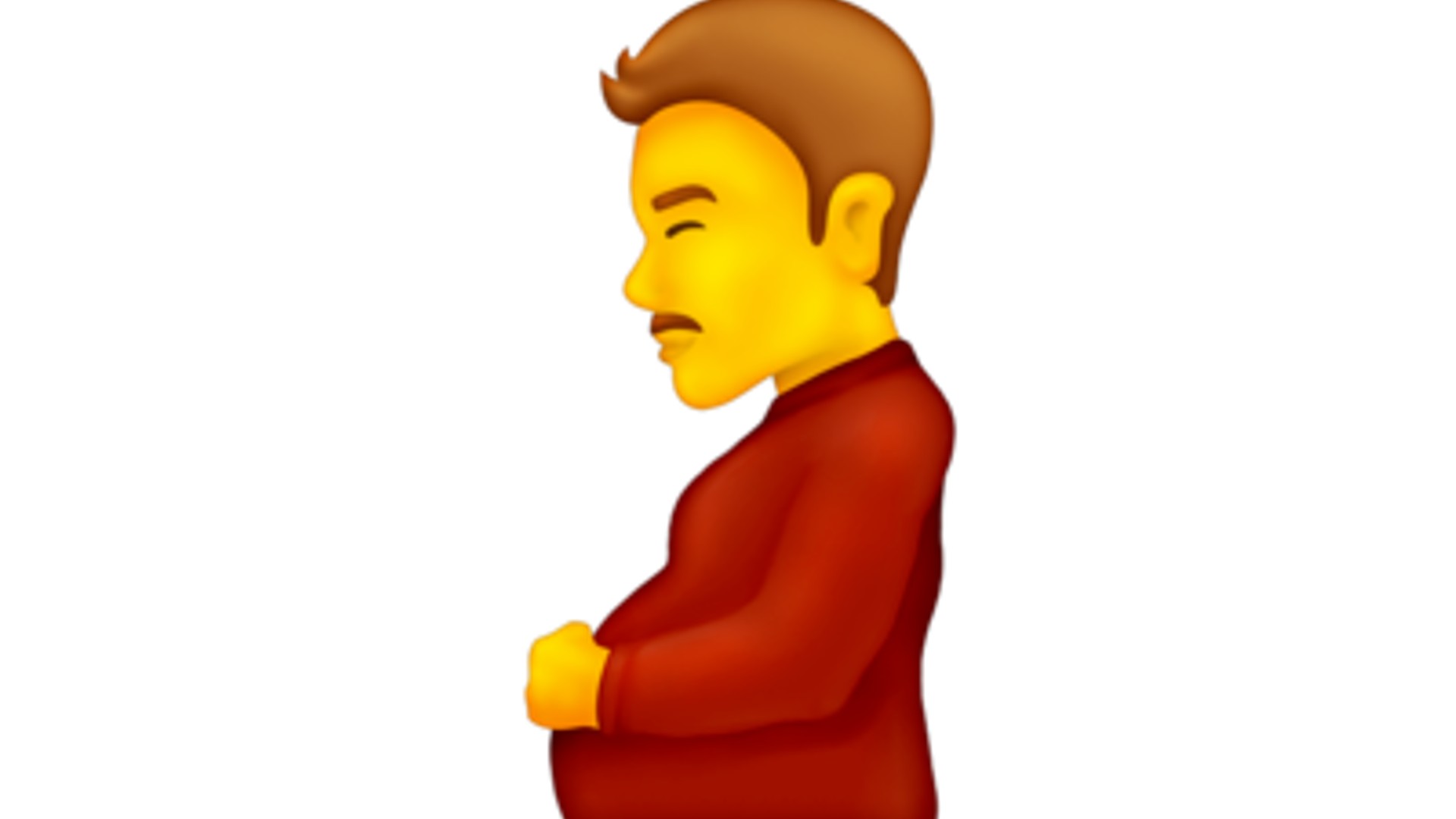 A pregnant man and pregnant person amoji has been approved for use for smartphones