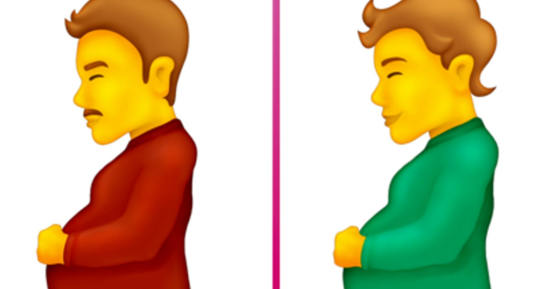 A pregnant man and pregnant person emoji has been approved for use for smartphones