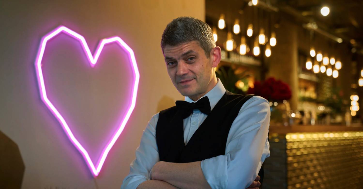 First Dates mixologist Merlin Griffiths is a show staple
