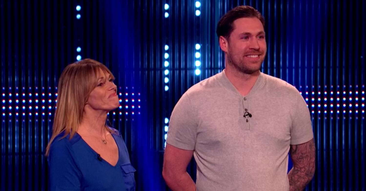 The Cube contestants Jo and Dan before playing