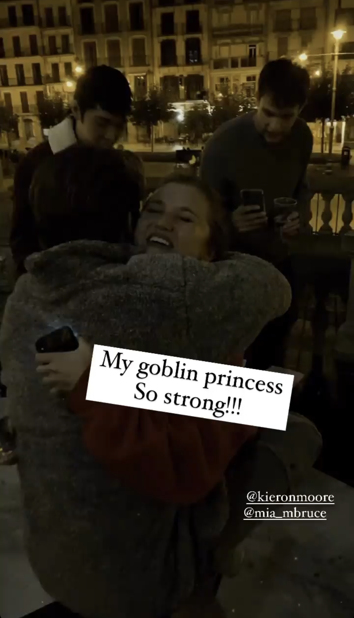 Max Parker parties with Hollywood co-stars