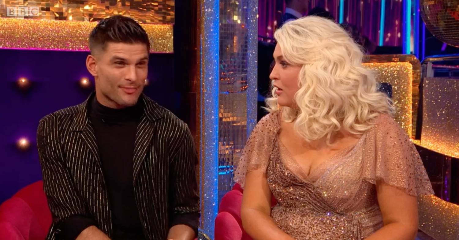 Aljaz Skorjanec with dance partner Sara Davies