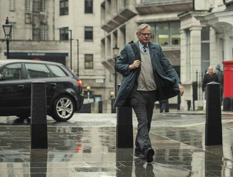 Martin Clunes stars in ITV's Manhunt series two, 'The Night Stalker'