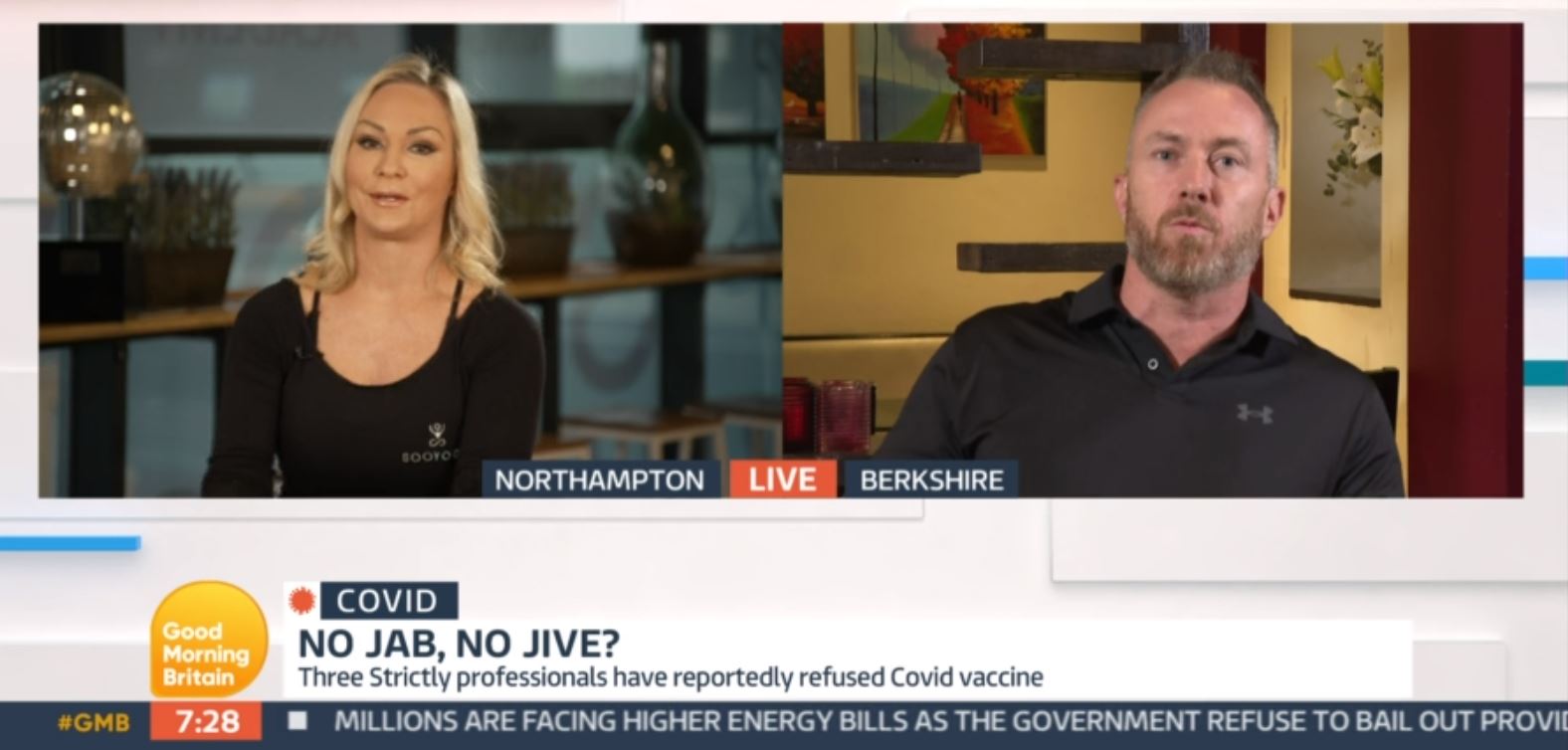 James Jordan appears on GMB today