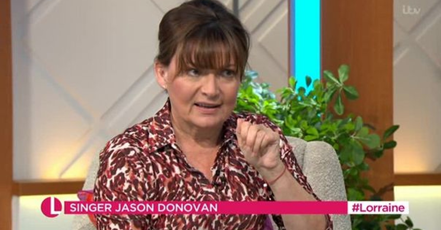 lorraine today jason donovan 
