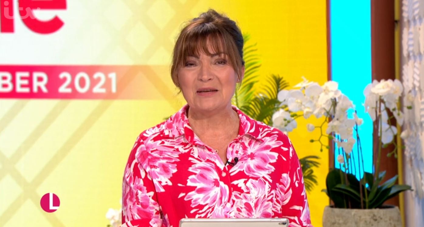 Lorraine Kelly on her show today