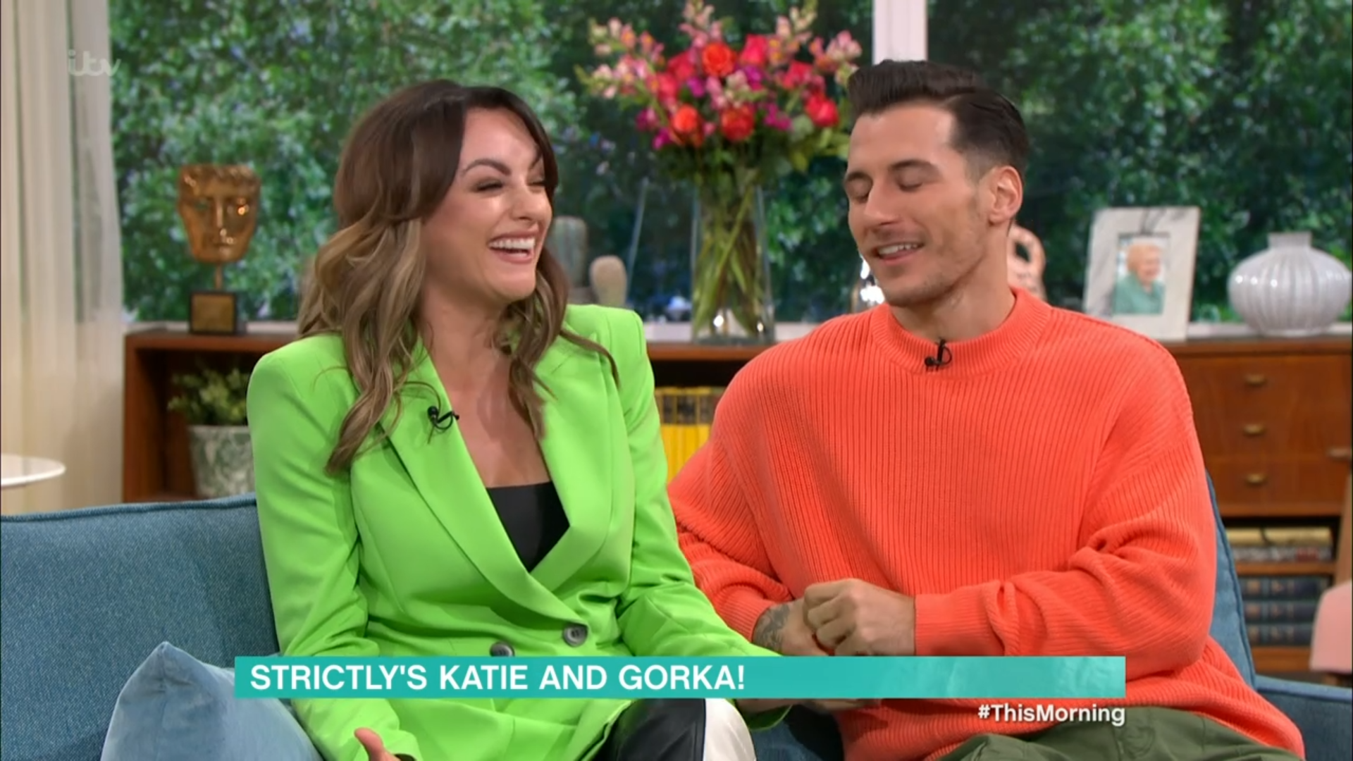 Katie and gorka on this morning today