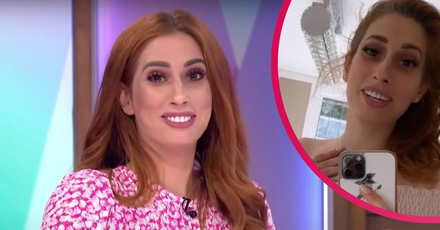 Stacey Solomon is due to give birth to a baby girl