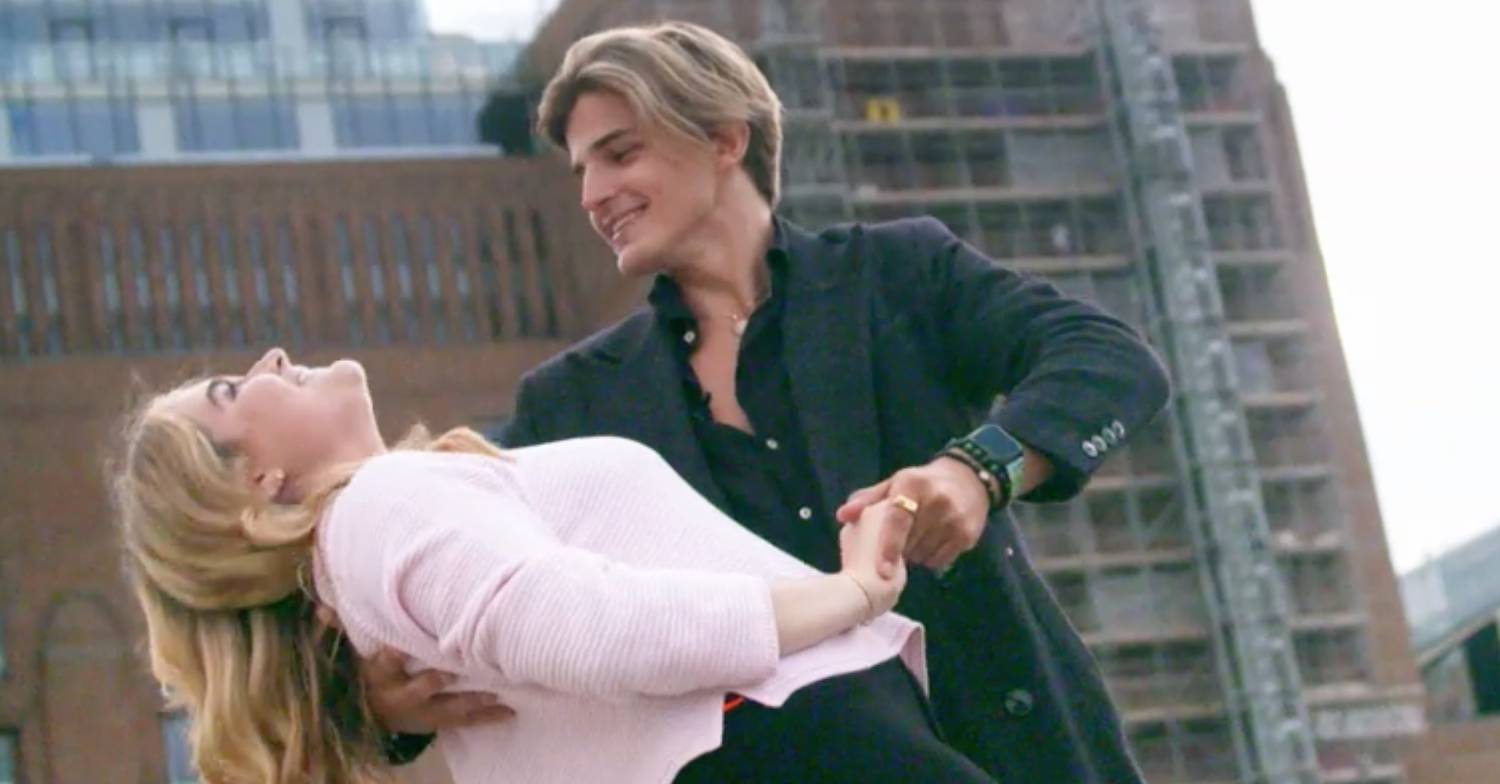 Tilly Ramsay and Nikita Kuzmin practicing for Strictly Come Dancing together