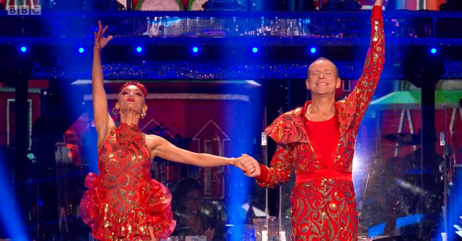 Robert Webb beams on Strictly Come Dancing
