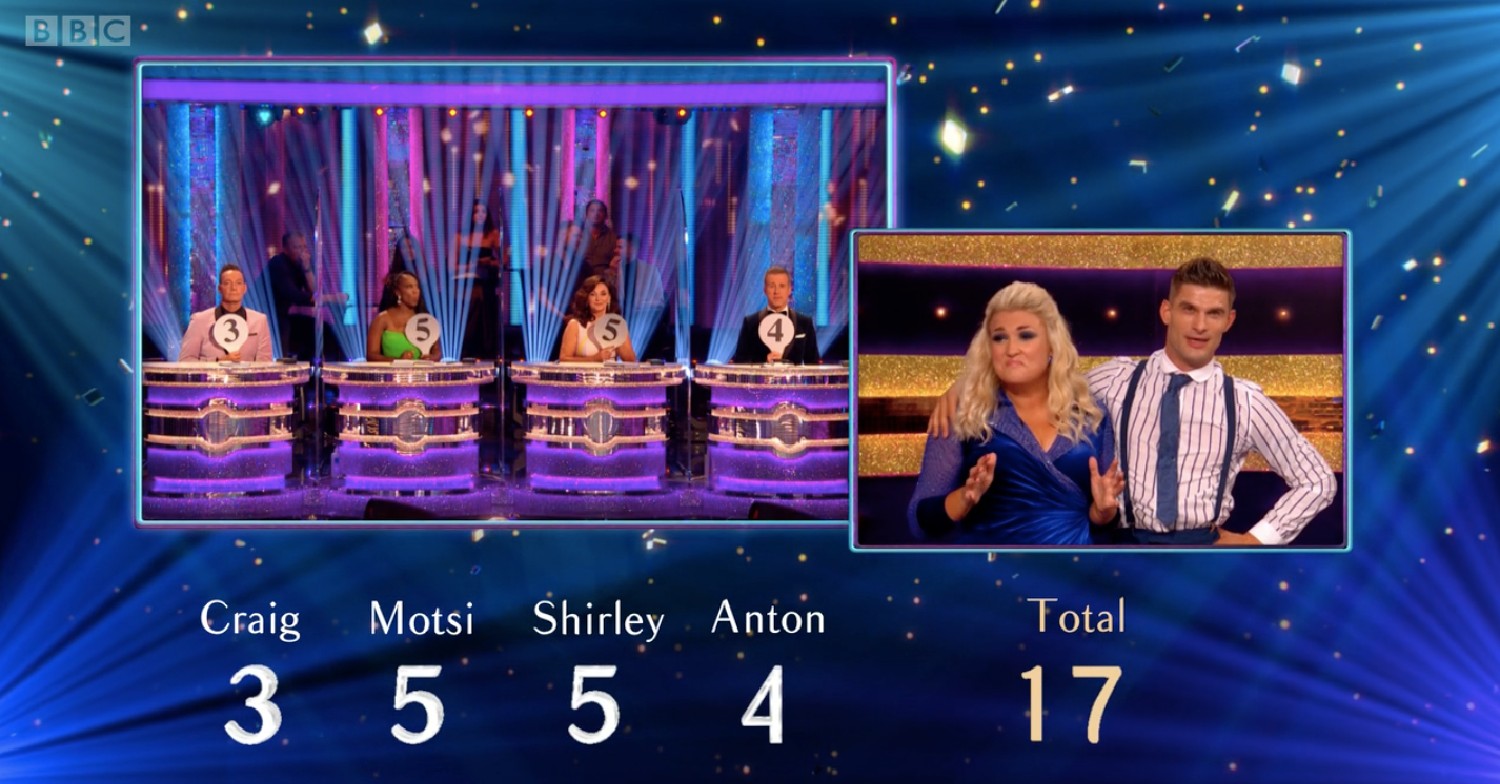 Sara davies finishes bottom of the strictly leaderboard