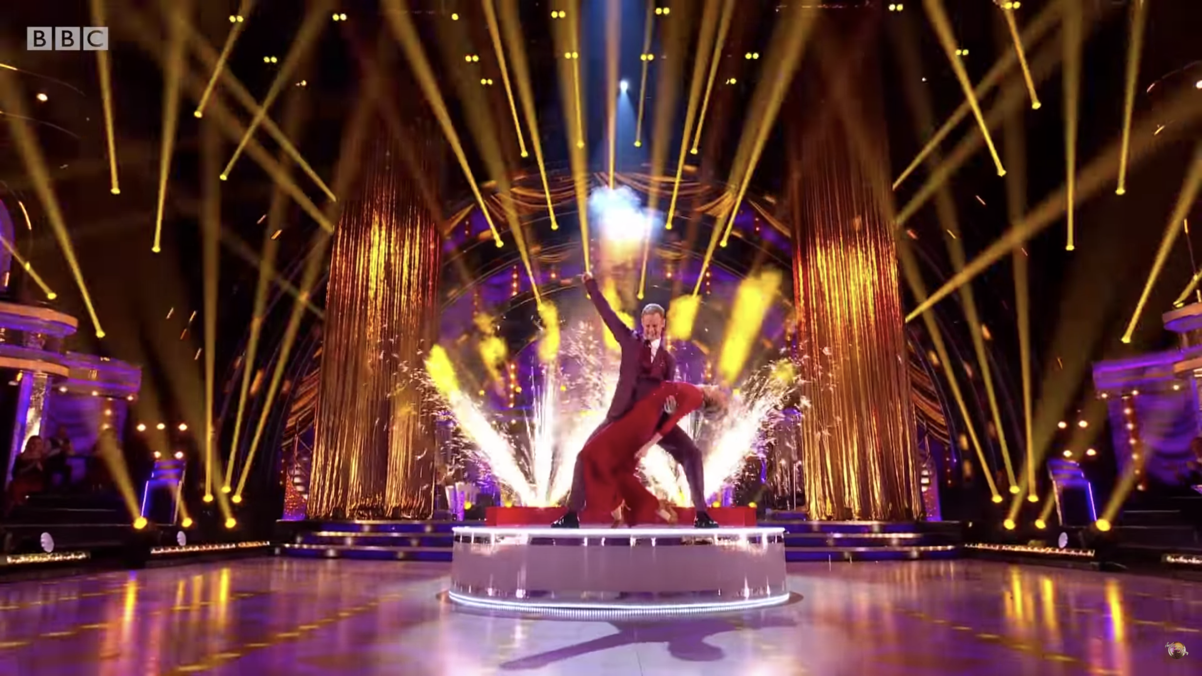 Dan Walker performs on strictly Come Dancing week 1
