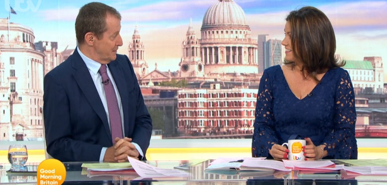 Alastair Campbell hosts GMB alongside Susanna Reid