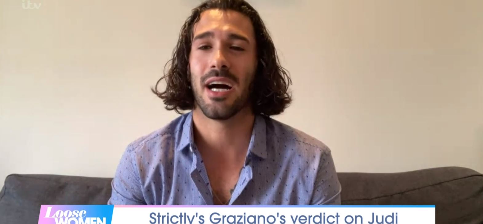 Judi Love with Strictly partner Graziano on Loose Women