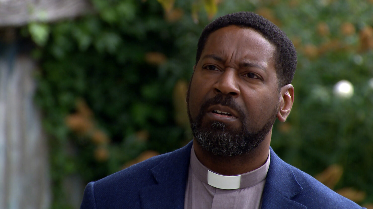 Emmerdale: Charles Anderson looks confused as Rishi confronts him in the village