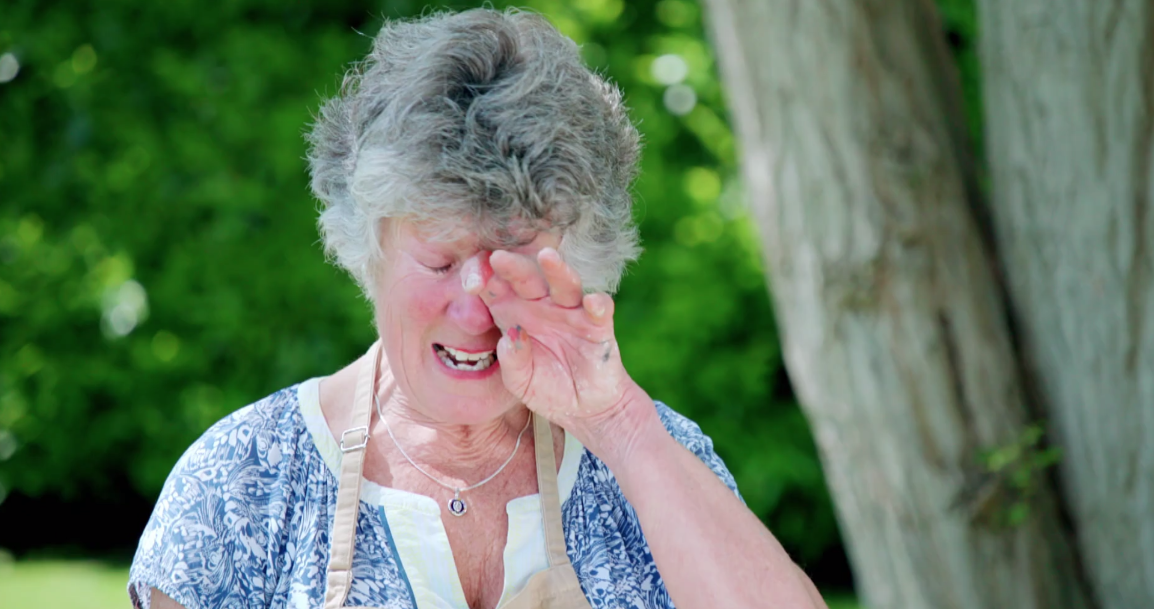 Maggie on Great British Bake Off was reduced to tears after Paul Hollywood criticism