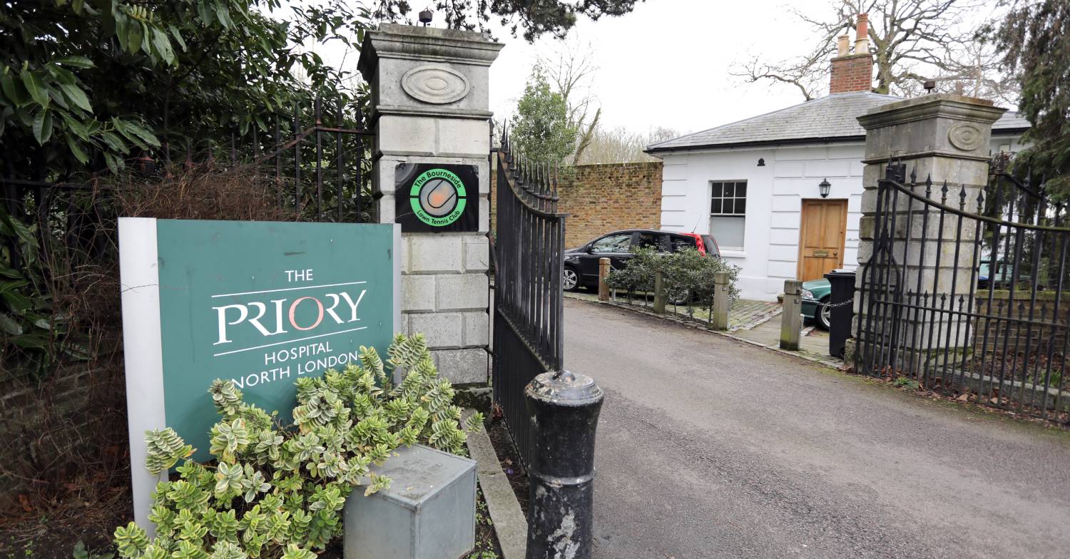 The Priory also has a clinic in north London