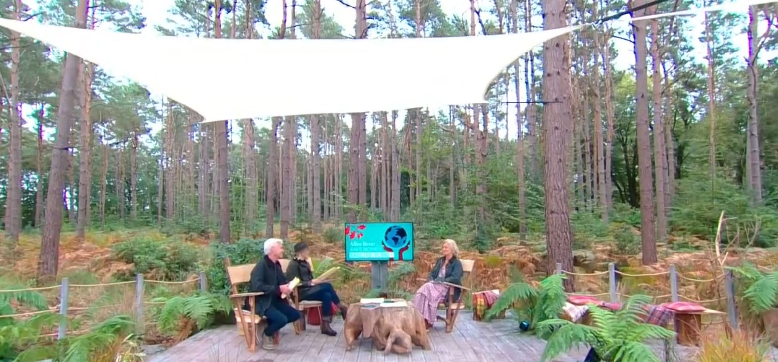 This Morning hosted from a forest today
