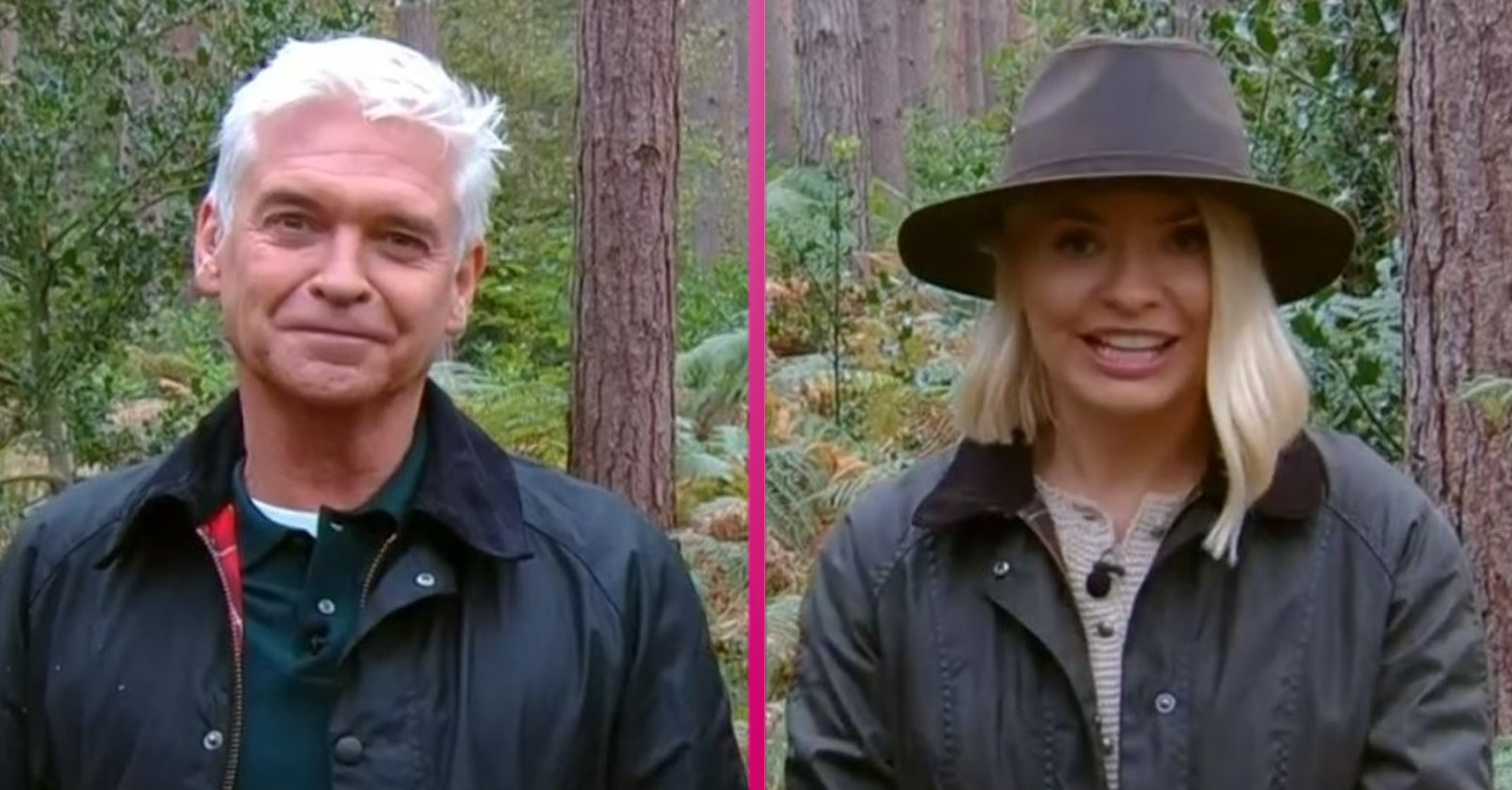 Phil and Holly host This Morning from a forest