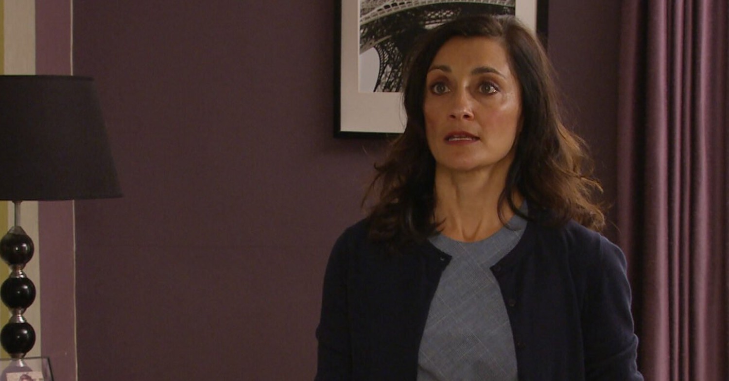 Emmerdale: Manpreet looks surprised