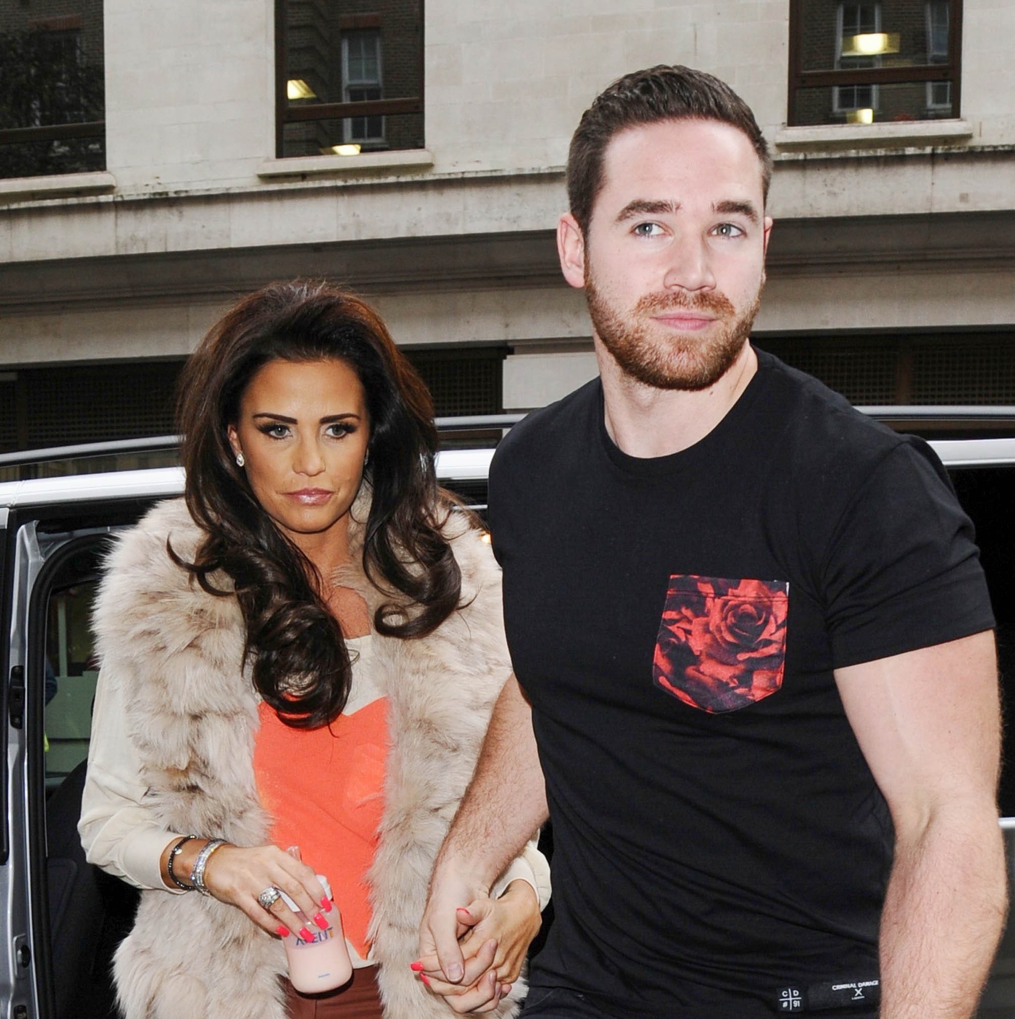 Kieran Hayler and Katie in happier times before this week's crash