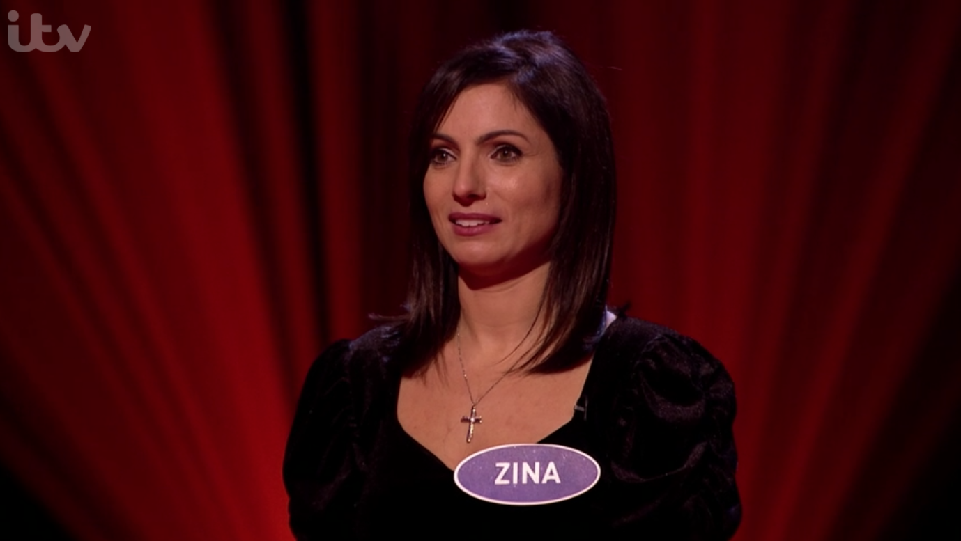 Zina on Family Fortunes